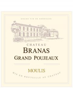 Château Branas Grand Poujeaux 2018 Original wooden case of 6 bottles (6x75cl)