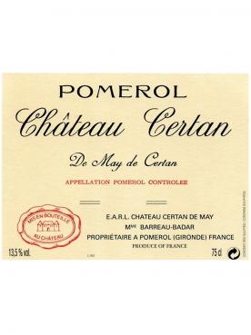 Château Certan de May 2011 Original wooden case of 12 bottles (12x75cl)