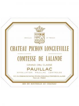 Château Pichon-Longueville Comtesse de Lalande 2018 Original wooden case of 3 magnums (3x150cl)