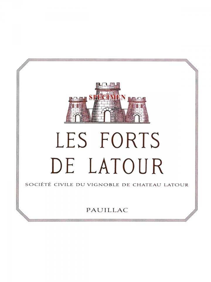 Les Forts de Latour 2008 Original wooden case of one double magnum (1x300cl)