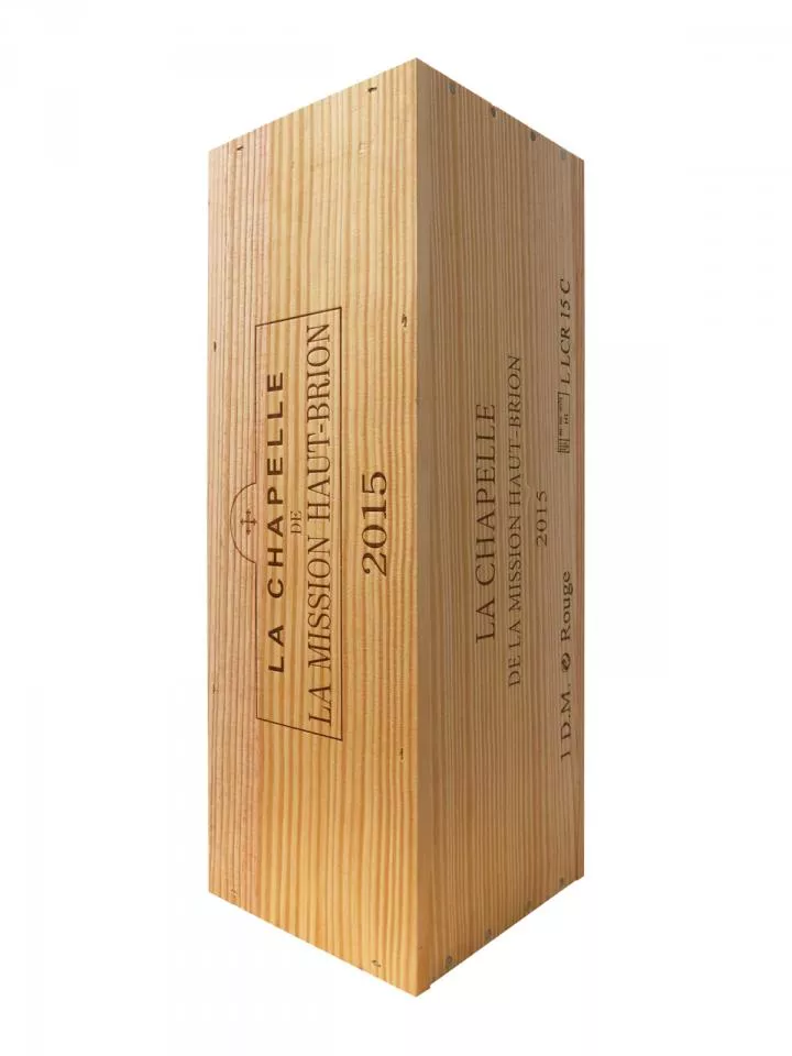 La Chapelle de la Mission Haut-Brion 2015 Original wooden case of one double magnum (1x300cl)