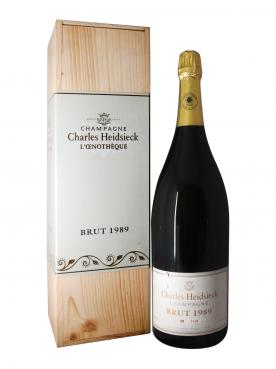 Champagne Charles Heidsieck L'oenothèque Brut 1989 Original wooden case of one jéroboam (1x300cl)