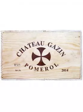 Château Gazin 2014 Original wooden case of 6 magnums (6x150cl)