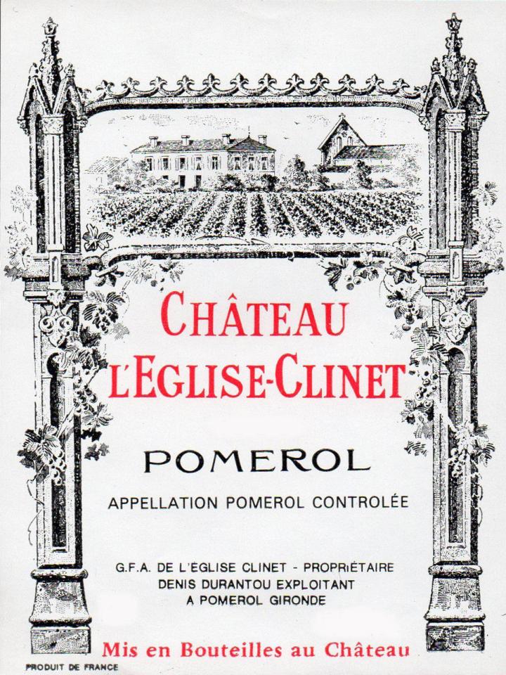 Château l'Eglise-Clinet 1982 Original wooden case of 12 bottles (12x75cl)