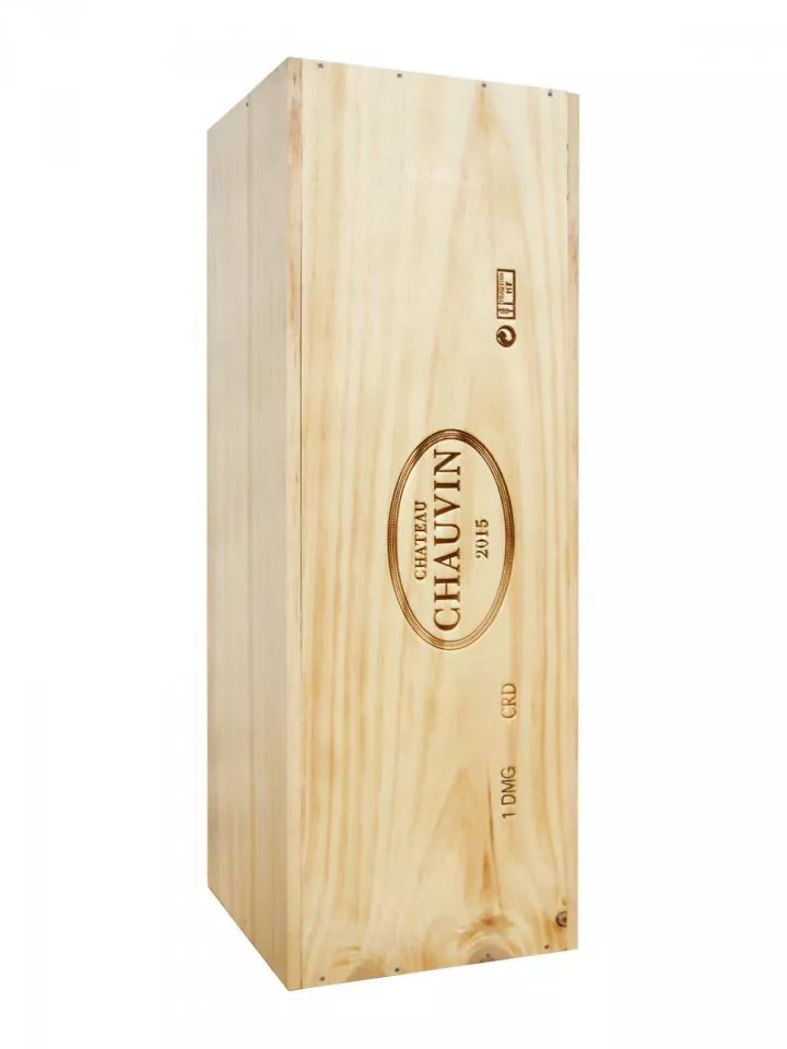 Château Chauvin 2015 Original wooden case of one double magnum (1x300cl)