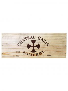 Château Gazin 2014 Original wooden case of 3 double magnums (3x300cl)