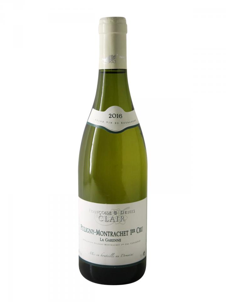 Puligny-Montrachet 1er Cru La Garenne Domaine Françoise & Denis Clair 2016 Bottle (75cl)