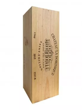Château La Dominique 2015 Original wooden case of one impériale (1x600cl)