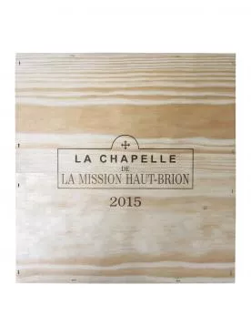 La Chapelle de la Mission Haut-Brion 2015 Original wooden case of 3 magnums (3x150cl)
