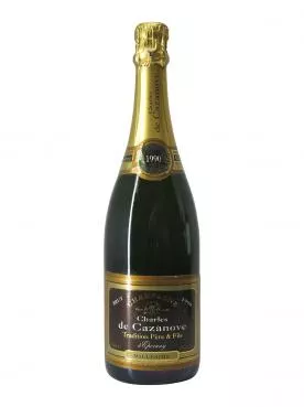 Champagne Charles de Cazanove  Millésimé Brut 1990 Bottle (75cl)