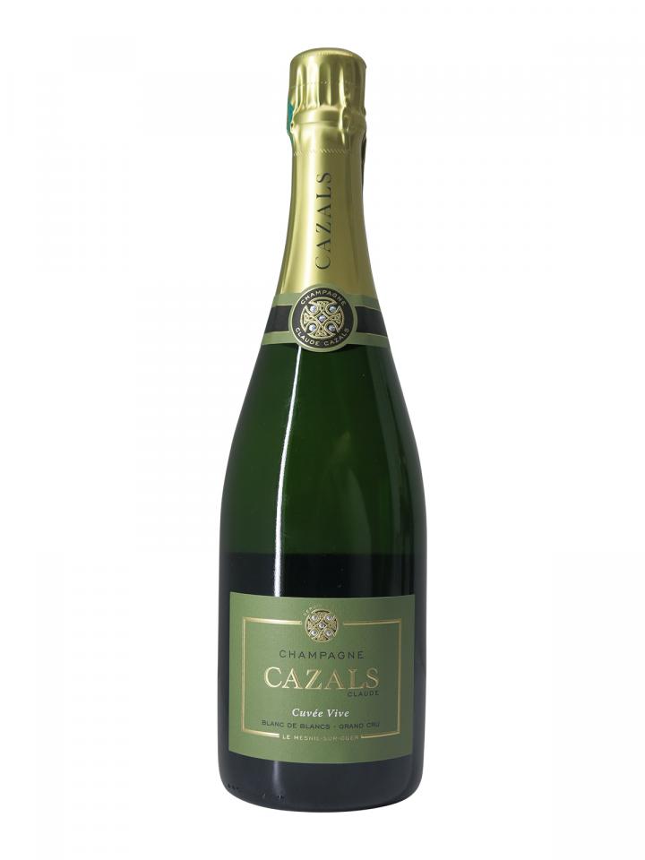 Champagne Claude Cazals Cuvée Vive Blanc de Blancs Extra Brut Grand Cru Non vintage Bottle (75cl)