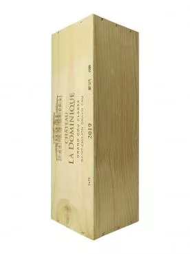 Château La Dominique 2019 Original wooden case of one double magnum (1x300cl)