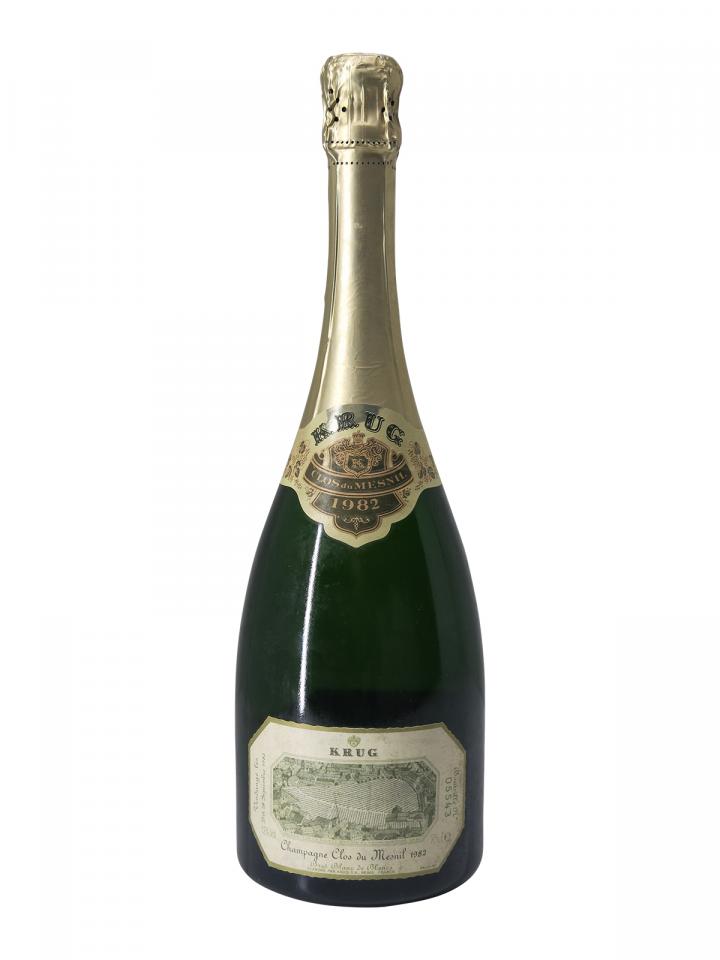 Champagne Krug Clos du Mesnil Blanc de Blancs Brut 1982 Original wooden case of 1 bottle (1x75cl)