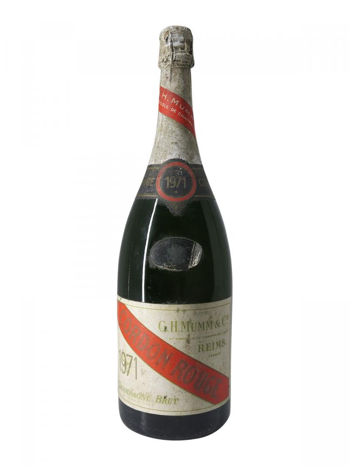 Champagne G.H Mumm Cordon Rouge Brut 1971 Magnum (150cl)