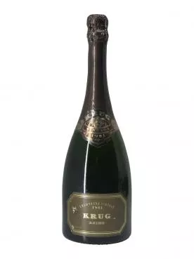 Champagne Krug Vintage Brut 1981 Bottle (75cl)
