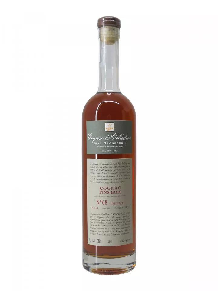 Cognac N°68 Fins Bois Cognac Grosperrin Coffret d'une bouteille (70cl)