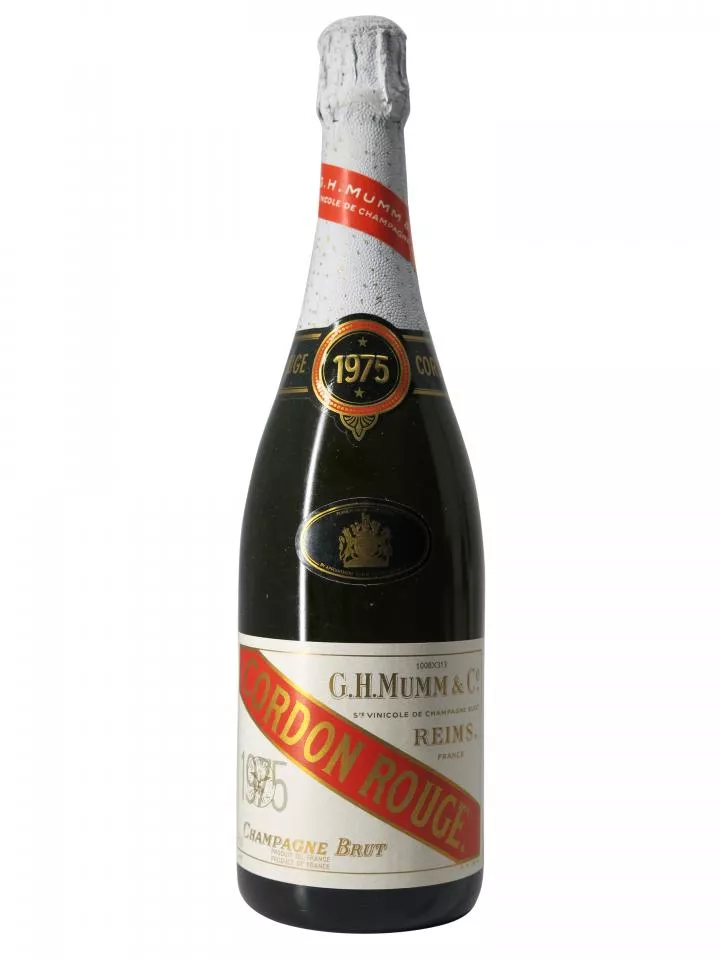 Champagne G.H Mumm Cordon Rouge Brut 1975 Bottle (75cl)