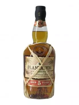 Rhum 5 Years 40° Plantation Rum Non vintage Bottle (70cl)