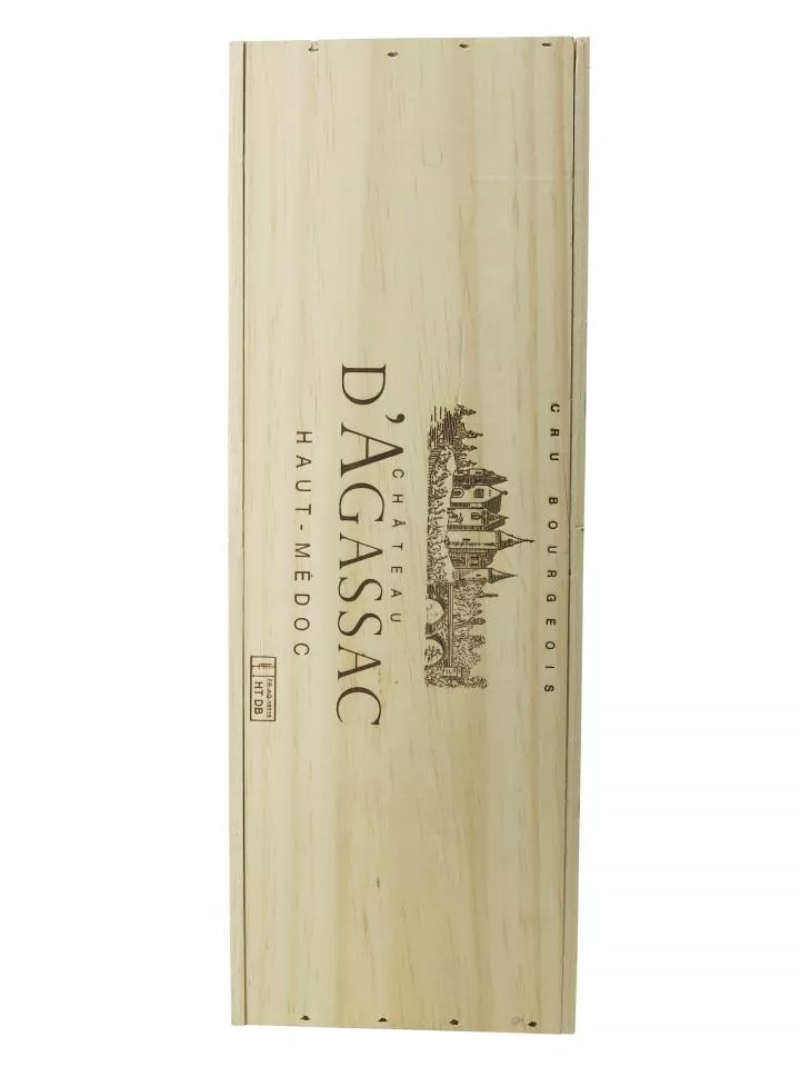 Château d'Agassac 2018 Original wooden case of one double magnum (1x300cl)