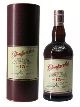 Whisky 15 Years Glenfarclas Coffret d'une bouteille (70cl)