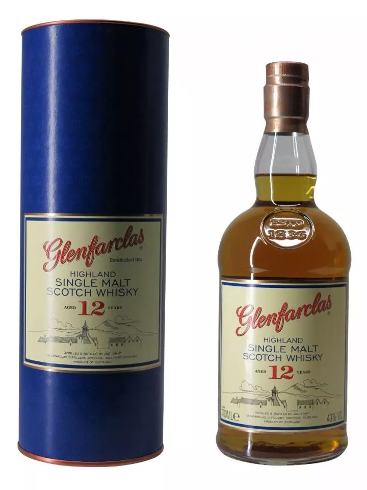 Whisky 12 years Glenfarclas Coffret d'une bouteille (70cl)