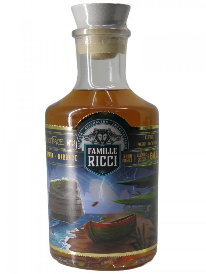 Rhum Volt Face N°3 - 64.5° Famille Ricci Unspecified Bottle (50cl)