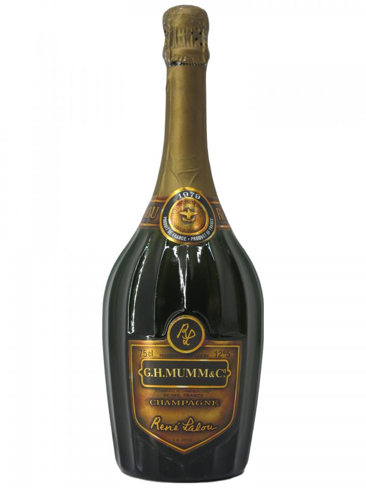 Champagne G.H Mumm René Lalou Brut 1979 Bottle (75cl)
