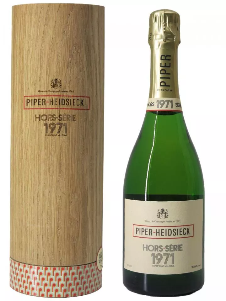 Champagne Piper Heidsieck Hors-Serie Brut 1971 Disgorged in 2021 Original wooden case of 1 bottle (1x75cl)