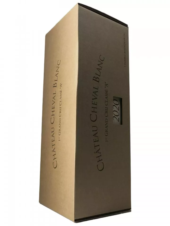 Château Cheval Blanc 2020 Original wooden case of one double magnum (1x300cl)