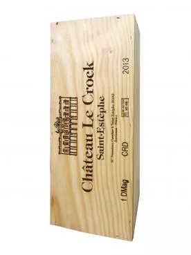 Château Le Crock 2013 Original wooden case of one double magnum (1x300cl)