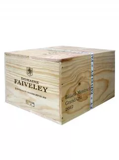Batard-Montrachet Grand Cru Domaine Faiveley 2012 Original wooden case of 6 bottles (6x75cl)