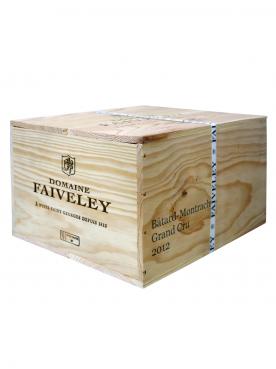 Batard-Montrachet Grand Cru Domaine Faiveley 2012 Original wooden case of 6 bottles (6x75cl)
