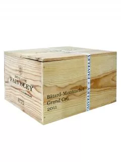 Batard-Montrachet Grand Cru Domaine Faiveley 2011 Original wooden case of 6 bottles (6x75cl)