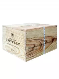 Bienvenues Bâtard-Montrachet Grand Cru Domaine Faiveley 2012 Original wooden case of 6 bottles (6x75cl)